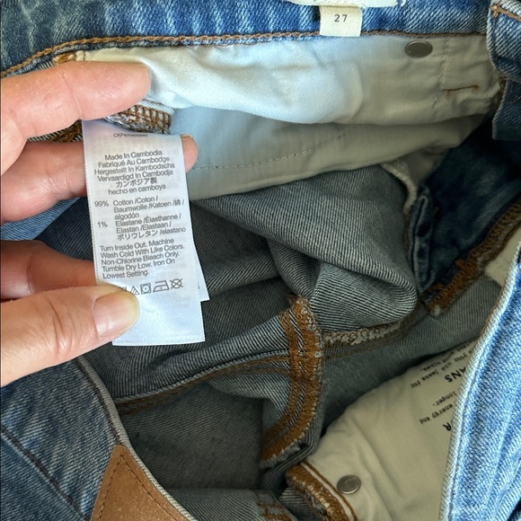 Madewell The Perfect Vintage Flare Jeans Size 27 Heritage Stretch Blue Denim - Picture 16 of 16